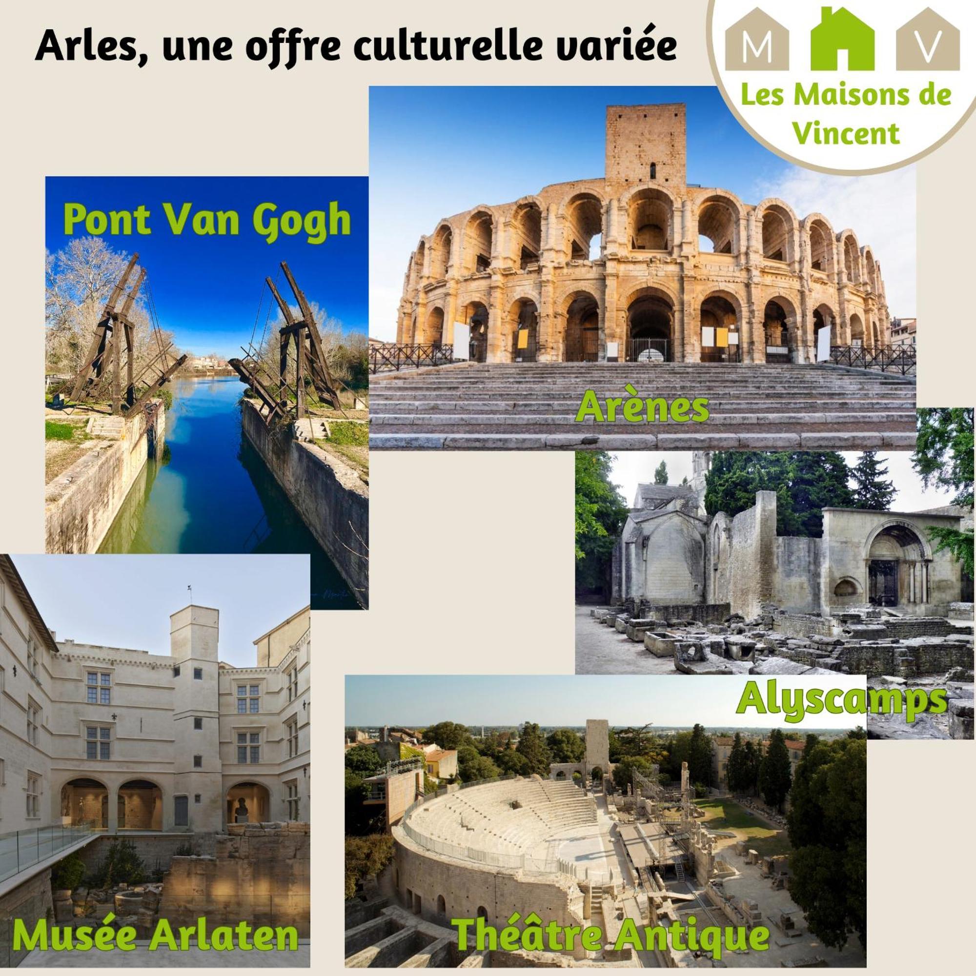 Le Pont - Les Maisons de Vincent Arles Exterior foto